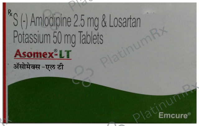 Asomex LT 2.5/50mg Tablet 15s