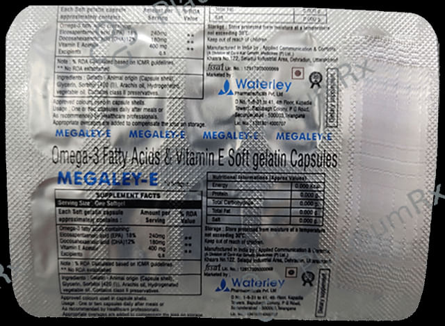 Megaley-E Soft Gelatin Capsule