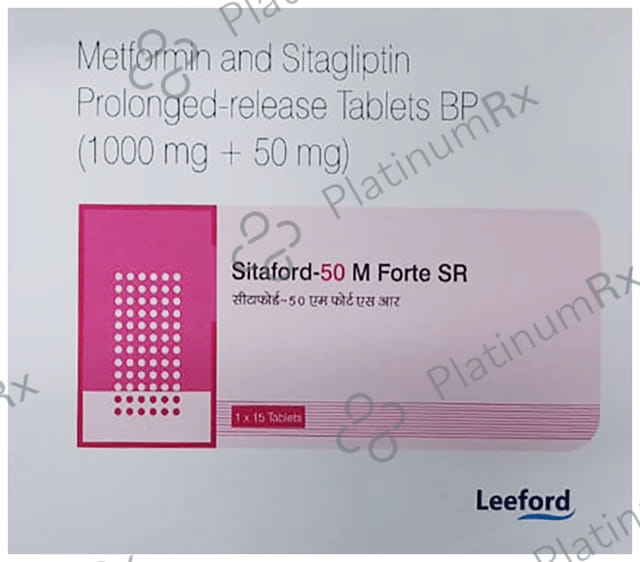 Sitaford M Forte 50mg/1000mg Tablet