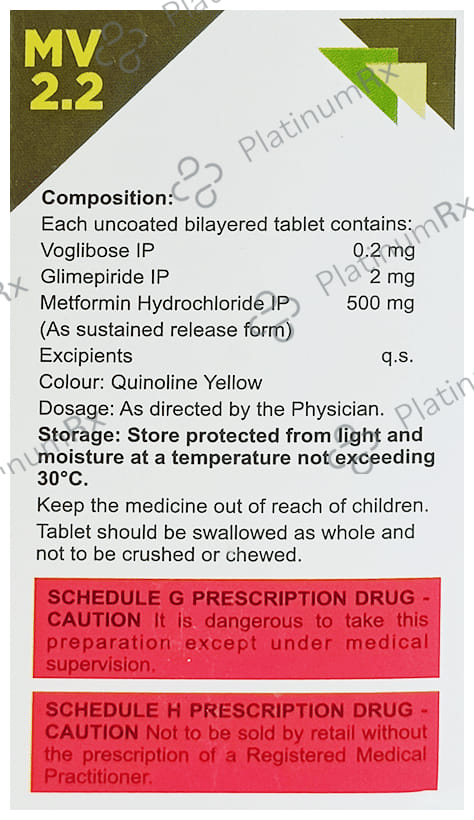 Curglim MV 2.2 Tablet SR 10s