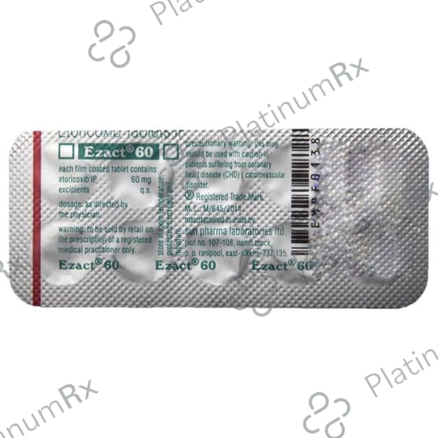 Ezact 60mg Tablet 10s