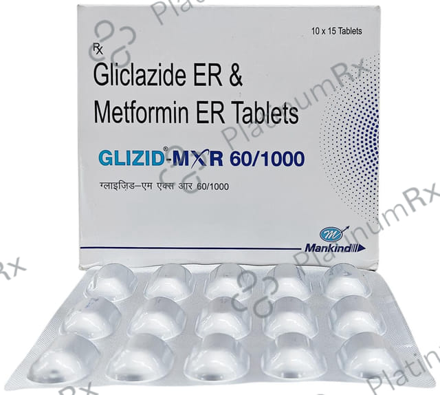 Glizid M XR 30/500mg Tablet ER 15s