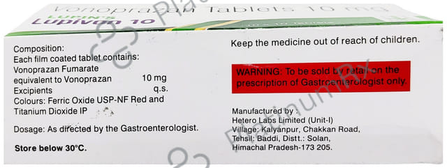 Lupivon 10mg Tablet 10s
