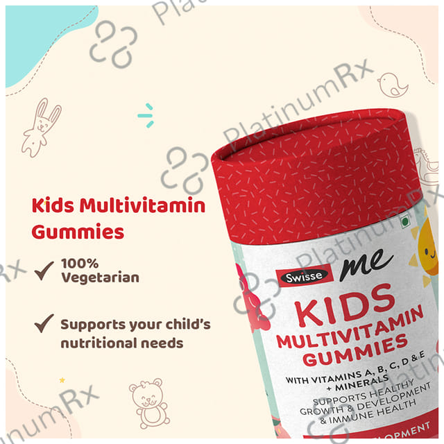 Swisse Me Kids Multivitamin Gummies Strawberry