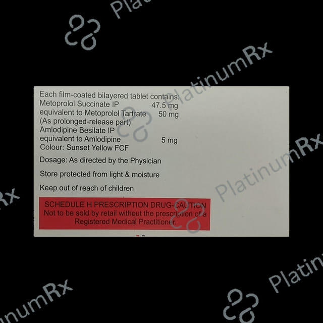 Revelol AM 50/5mg Tablet PR 15s