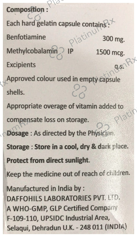 Benmec 300mg/1500mcg Capsule 10s