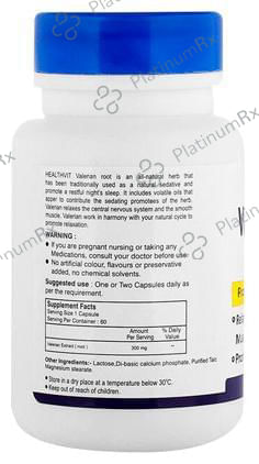 HealthVit Valerian Root Extract 300mg Capsule