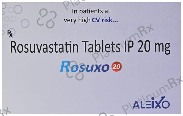 Rosuxo 20mg Tablet 15s