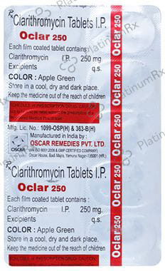 Oclar 250mg Tablet 10s