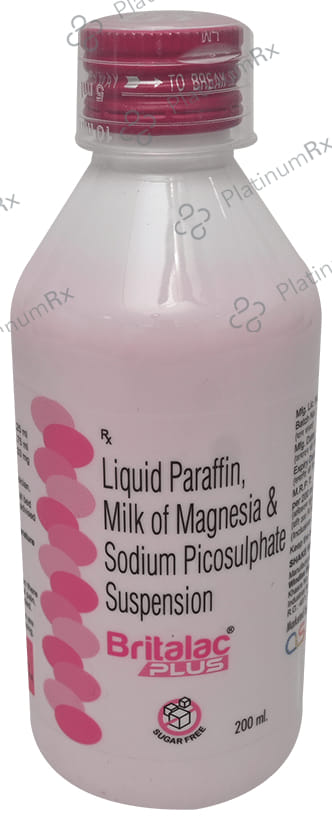 Britalac Plus Oral Suspension Sugar Free 200ml