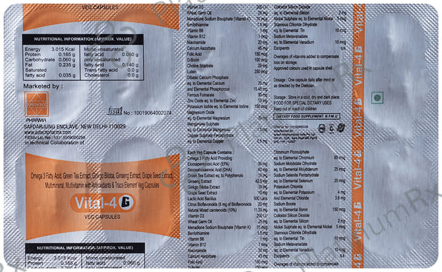 Vital 4G Capsule 10s