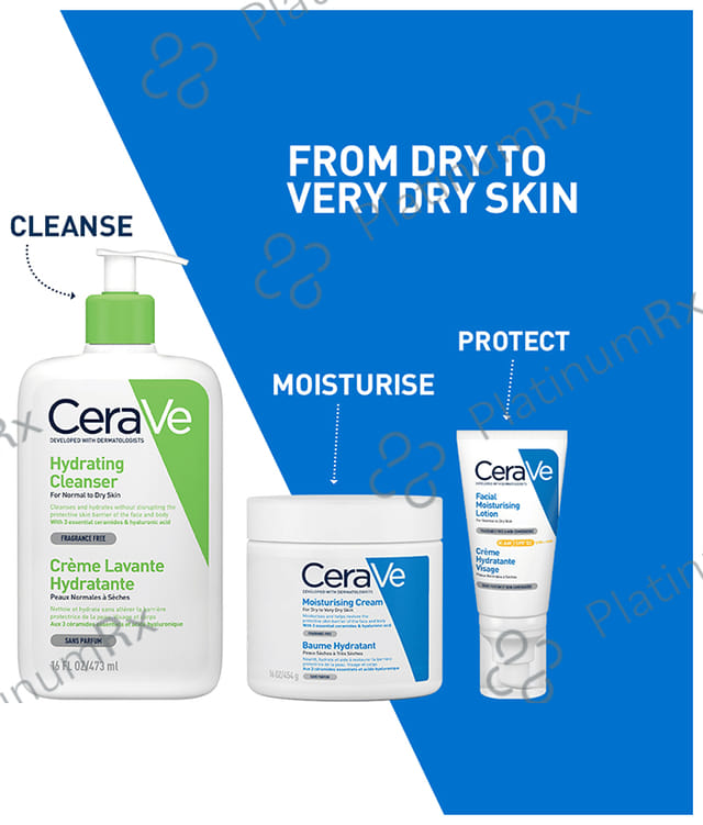 CeraVe Moisturising Cream for Dry to Very Dry Skin 454gm
