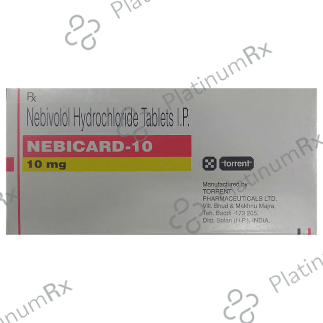Nebicard 10mg Tablet 10s