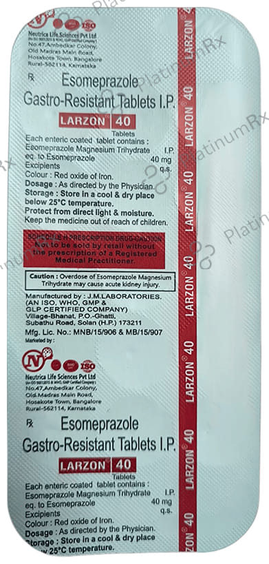 Larzon 40mg Tablet 15s