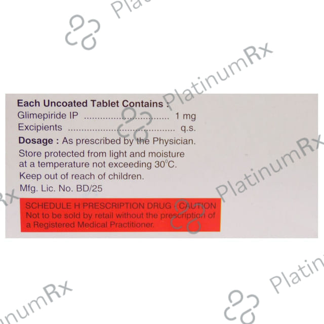 K Glim L 1mg Tablet 10s