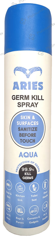 Aries Germ Kill Spray (310ml Each) Aqua 1 Bottle
