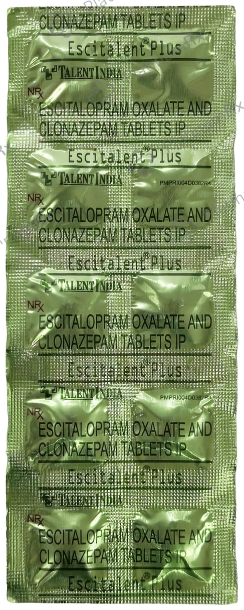 Escitalent Plus 0.5/10mg Tablet 10s