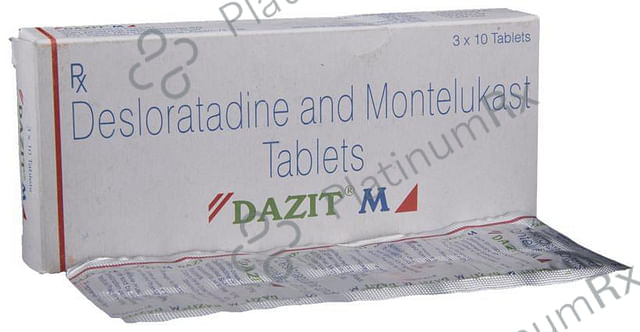 Dazit M 5/10mg Tablet 10s