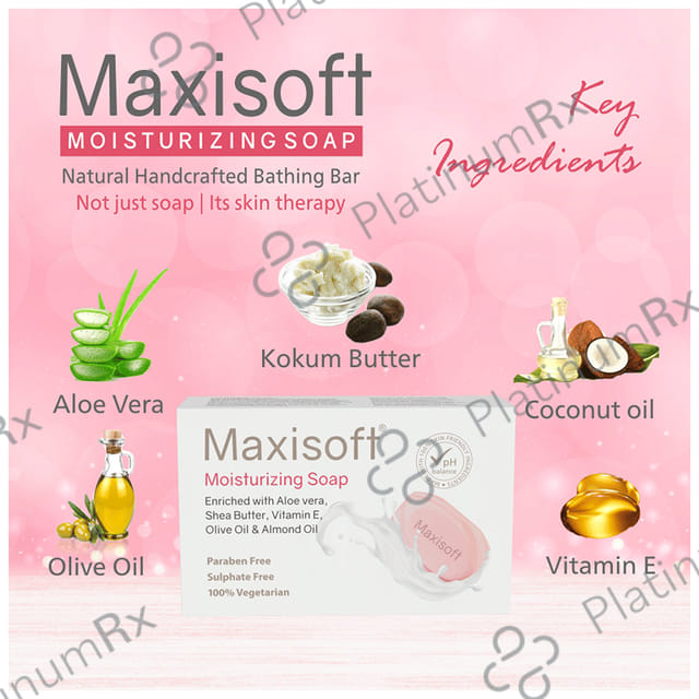 Maxisoft Moisturizing Soap (75gm Each) 2 units
