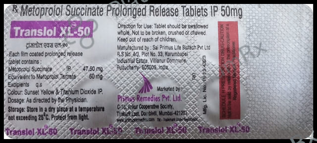Translol XL 50mg Tablet 10s