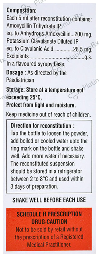 Moxistab CV Dry Syrup Orange