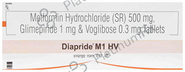 Diapride M1 HV Tablet SR 15s