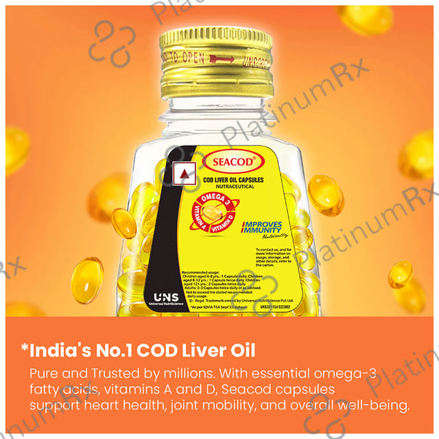 Seacod Cod Liver Oil 300mg Capsule 100s