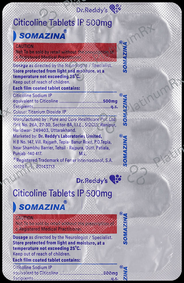 Somazina 500mg Tablet 10 tablets