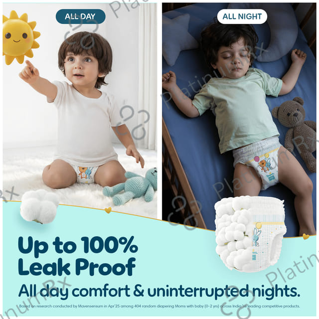 Pampers Premium Care Pants with Aloe Vera & Cotton-Like Softness - Size Large 44 diapers