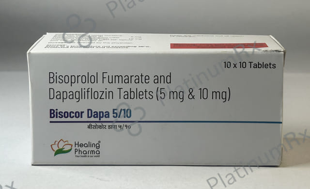 Bisocor Dapa 5/10mg Tablet 10s