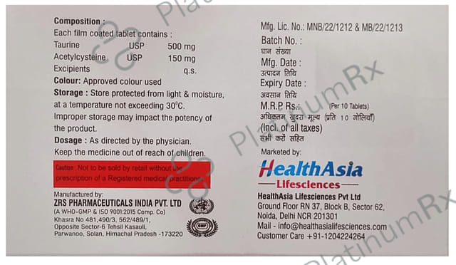 Renactive 150/500mg Tablet 10s