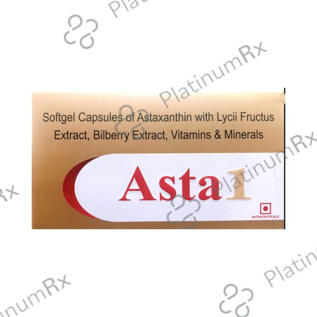Asta 1 Softgel Capsule 10s