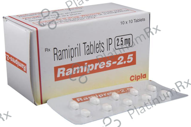 Ramipres 2.5mg Tablet 10s