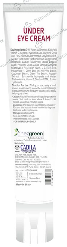 Cahaya Under Eye Cream