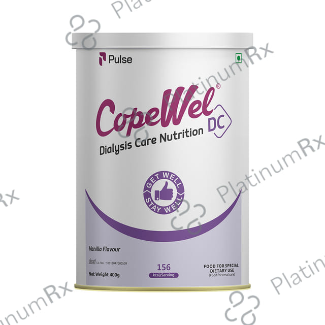 Pulse Copewel DC Dialysis Care Nutrition Powder Vanilla 400gm