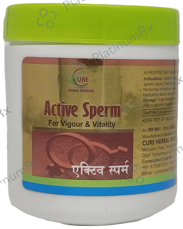 Cure Herbal Remedies Active Sperm 100 gm