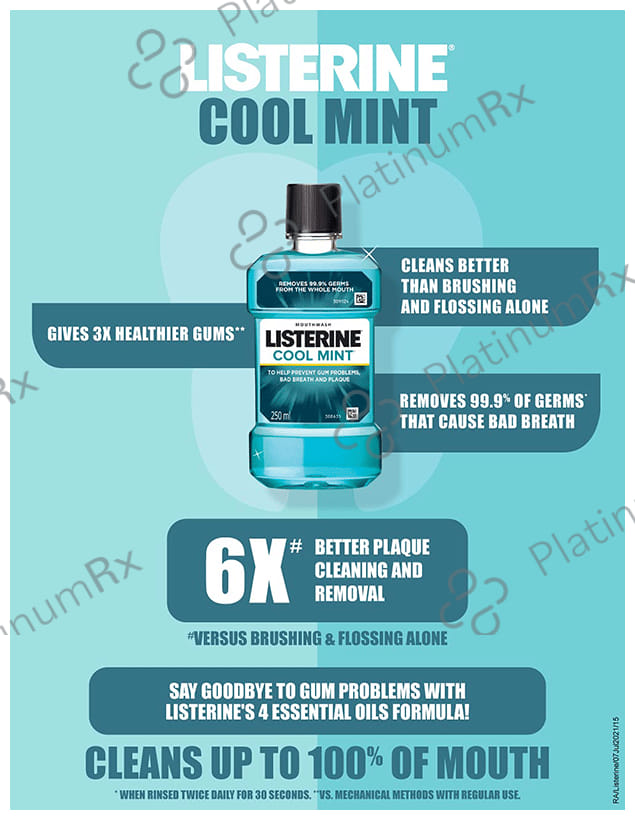 Listerine Cool Mint Mouth Wash 500ml