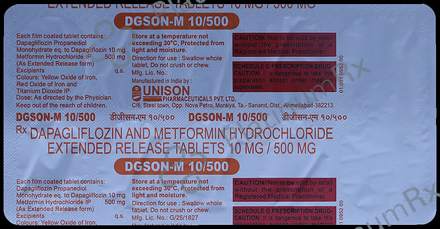 Dgson M 10/500mg Tablet 10s