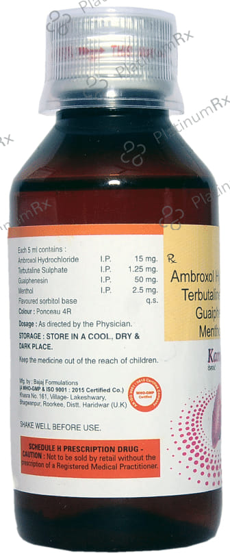 Kamfart Syrup Sugar Free