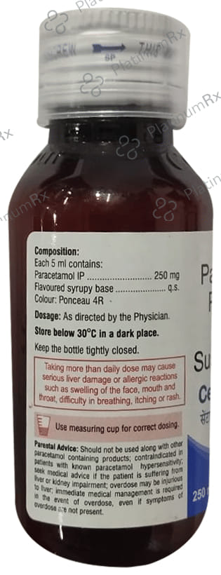 Centamol 250mg Suspension 60ml