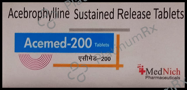 Acemed 200mg Tablet SR 10s Mednich Pharmaceuticals