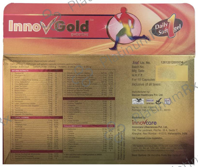 Innovgold Soft Gelatin Capsule 15s