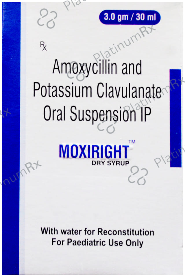 Moxiright 200/28.5mg Dry syrup 30ml