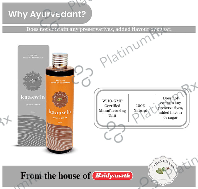Ayurvedant Kaaswin Cough Syrup