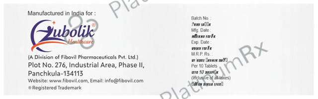 Zubogesic 20mg Sublingual Tablet 10s