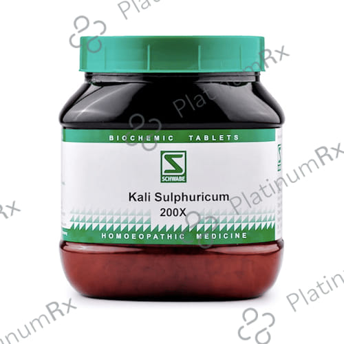 Dr Willmar Schwabe India Kali Sulphuricum Biochemic Tablet 200X 550 gm