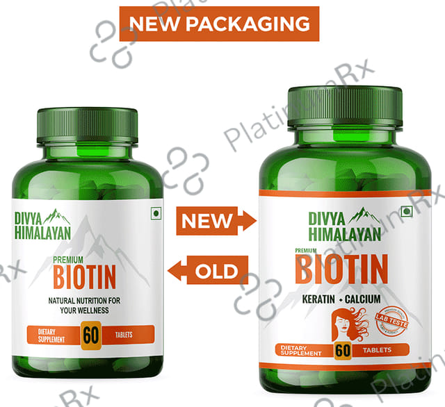 Divya Himalayan Premium Biotin Capsule 60s