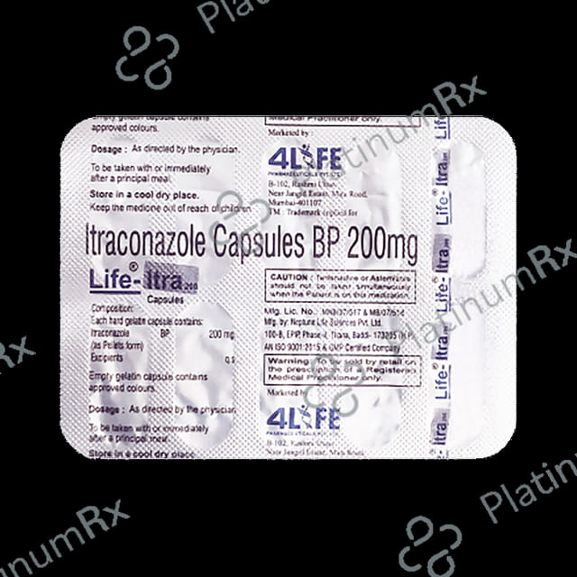 Life Itra 200mg Capsule 10s