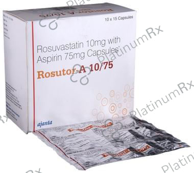 Rosutor-A 10/75 Capsule 15 Capsule