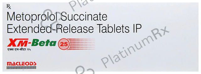 XM Beta 25mg Tablet 10s